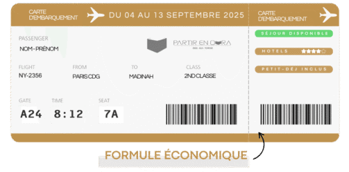 Réservation Omra du 04 au 13 Septembre 2025 (Formule Économique)